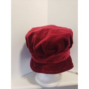 Red Hat Pierre Cardin Red Velvet Bucket Hat